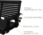 hdpe porch swing with 18/8 stainless steel bolts, package contents