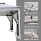 cobizi 12x12 pop up gazebo on clearance on a desk or shelf