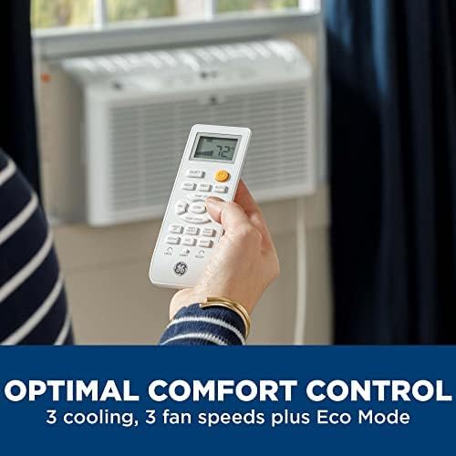 ge window air conditioner 10000 btu, wi-fi enabled, side view