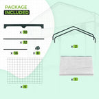 eagle peak mini greenhouse for indoor outdoor, 27x19x64, view 9
