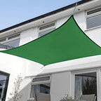 KANAGAWA 12'X22' Dark Green Custom Size Sun Shade Sail Rectangle UV Block Canopy Cover for Patio Backyard Lawn Garden Outdoor (Customized Available)