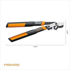 fiskars 18” powergear2 garden bypass loppers, 1.5" capacity, package contents