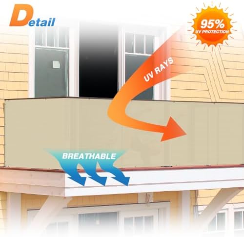 tang 3' x 50' balcony privacy screen fence, package contents