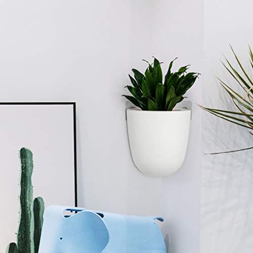 orimerc 4 pack corner wall mounted hanging planter, side view