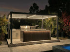 purple leaf 92ks louvered pergola 10' x 14', close-up detail