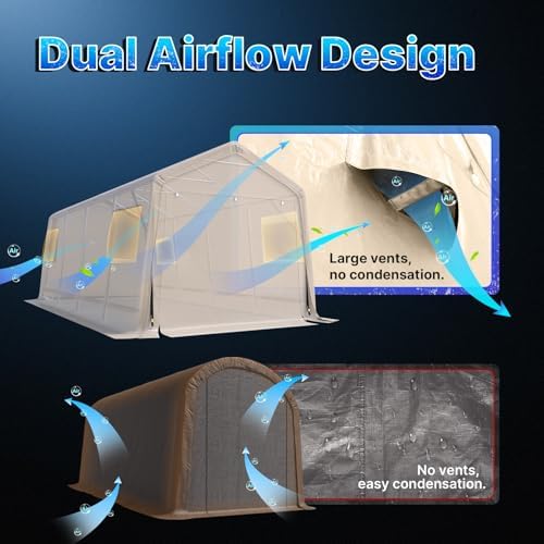 advance outdoor heavy duty 10x20 ft carport outdoor, package contents