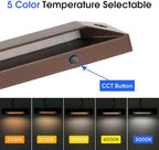 energetic 5cct low voltage led outdoor step lights, close-up detail