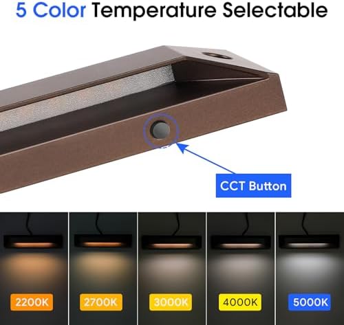 energetic 5cct low voltage led outdoor step lights, close-up detail