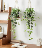 fake plants 2 pcs faux pothos plants potted, package contents