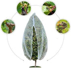 drawstring & zipper fruit tree netting cover on a desk or shelf