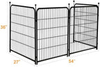 getlay garden fencing 36 inch high, 4 panels, side view