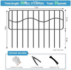 eibikdi 50ft x 13in garden animal barrier fence on a desk or shelf