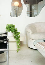 retrograde 32" fake plant, silk faux pothos ivy on a desk or shelf