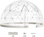 vevor garden dome tent 9.5 x 5.7 ft, view 9