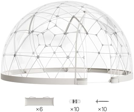 vevor garden dome tent 9.5 x 5.7 ft, view 9