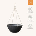 la jolie muse large hanging planters for outdoor on a desk or shelf