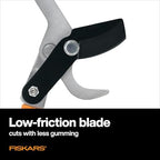 fiskars 28" power-lever garden bypass loppers, 1.75" cut, side view