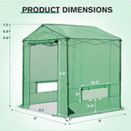coos bay 6x6 pop up greenhouse outdoor, walk, close-up detail
