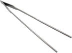 LGEGE 2pcs Long Handle Stainless Steel Straight and Curved Tweezers Nippers for Garden, Kitchen, Indoors and Outdoors