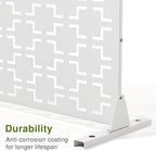 casaphoria 72" h x 35" w metal outdoor, front angle view