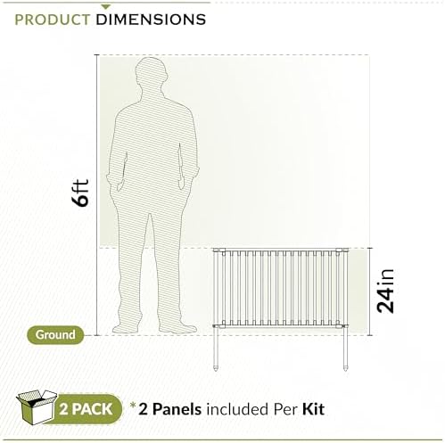 zippity 24in zurich fence kit, poly-steel diy no, package contents