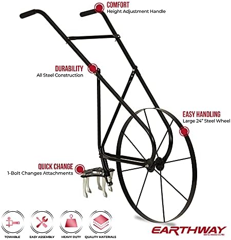 earthway 6500 high wheel tubular high wheel cultivator, package contents