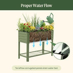 vego garden rolling elevated raised garden bed, 1.5', package contents