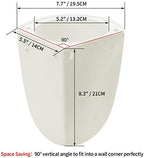 orimerc 4 pack corner wall mounted hanging planter shown in use