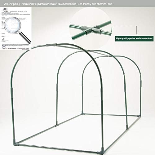 porayhut portable greenhouse tent, easy set-up gardening flower, package contents