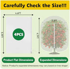 ozmi 4 pack fruit tree blueberry bush netting, side view