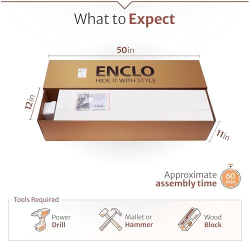 enclo premium white vinyl privacy screen, diy no, front angle view