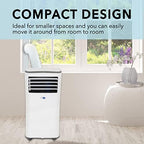 whynter portable air conditioner, 10,000 btu, dehumidifier fan, package contents