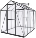 6*8.2ft greenhouse for outdoors,polycarbonate greenhouse with stronger wind on a desk or shelf