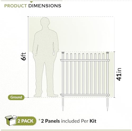 zippity burbank picket fence panels, white vinyl diy, package contents