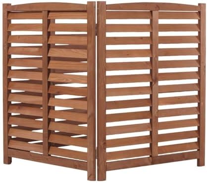 knocbel privacy screen solid wood decorative fences air, package contents