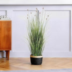 3ft / 4ft extra lush artificial plant (2pcs) on a desk or shelf