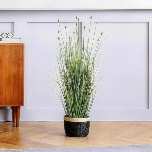 3ft / 4ft extra lush artificial plant (2pcs) on a desk or shelf