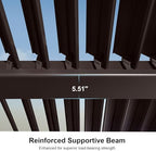 purple leaf outdoor louvered pergola 13' x 15', package contents