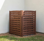 knocbel privacy screen solid wood decorative fences air on a desk or shelf