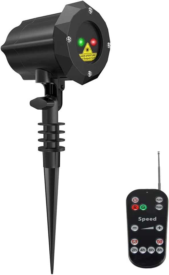 Garden Lights Moving Laser Christmas Lights Star Projector for Home and Garden