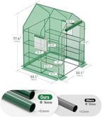 specilite 56×56×78inch walk-in greenhouse for outdoors garden plant, package contents