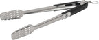 Pit Boss Grills Soft Touch BBQ Tongs, Silver/Black, (67387)