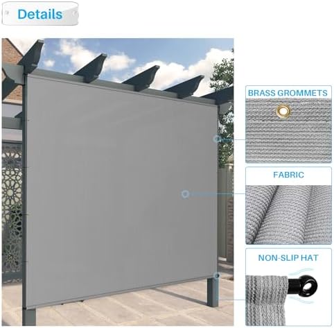 patio paradise 9' x 12' pergola canopy replacement shown in use