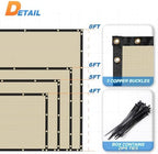 tang fence privacy screen beige 6 feet x, close-up detail