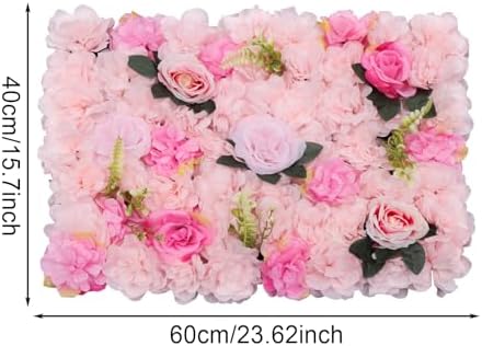 flower wall panels 3d flower wall backdrop, 12pcs showing dimensions