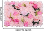 flower wall panels 3d flower wall backdrop, 12pcs showing dimensions