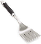 Weber Premium Turner (46cm), Made of Stainless Steel, with Anti-Slip Comfort Grip, Angled Neck, Dishwasher Safe - Black/Silver (6761)