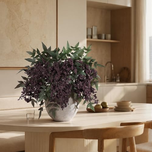 artificial plants indoor 3 pcs 35 inch faux on a desk or shelf
