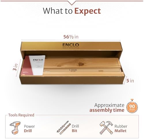 enclo concord privacy screen, cedar wood diy no, front angle view