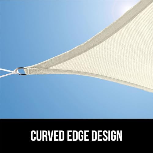 gorilla grip heavy duty sun shade sail for, front angle view